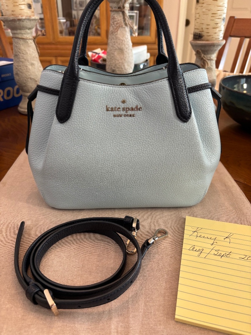 Kate Spade Small Dumpling in Frosty Sky